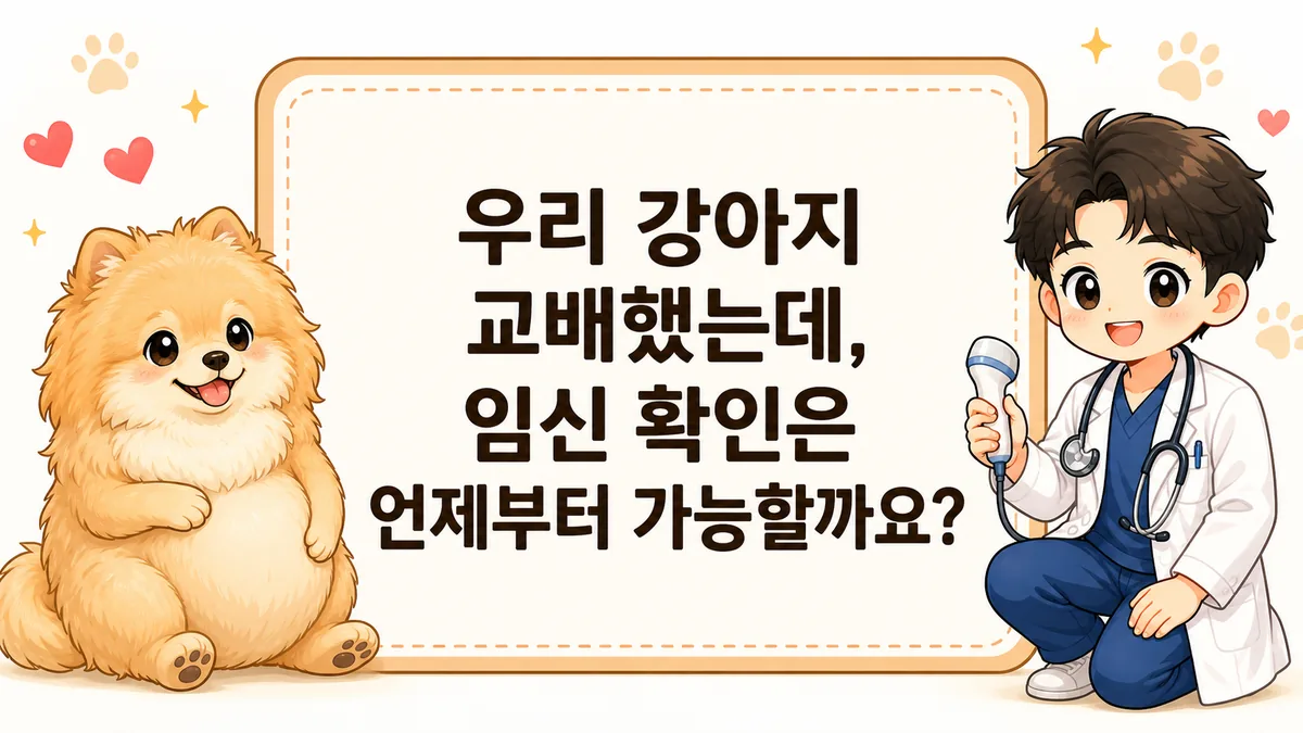 강아지 교배 후 임신 확인 시기 - 초음파와 엑스레이 검사 시기별 정리
